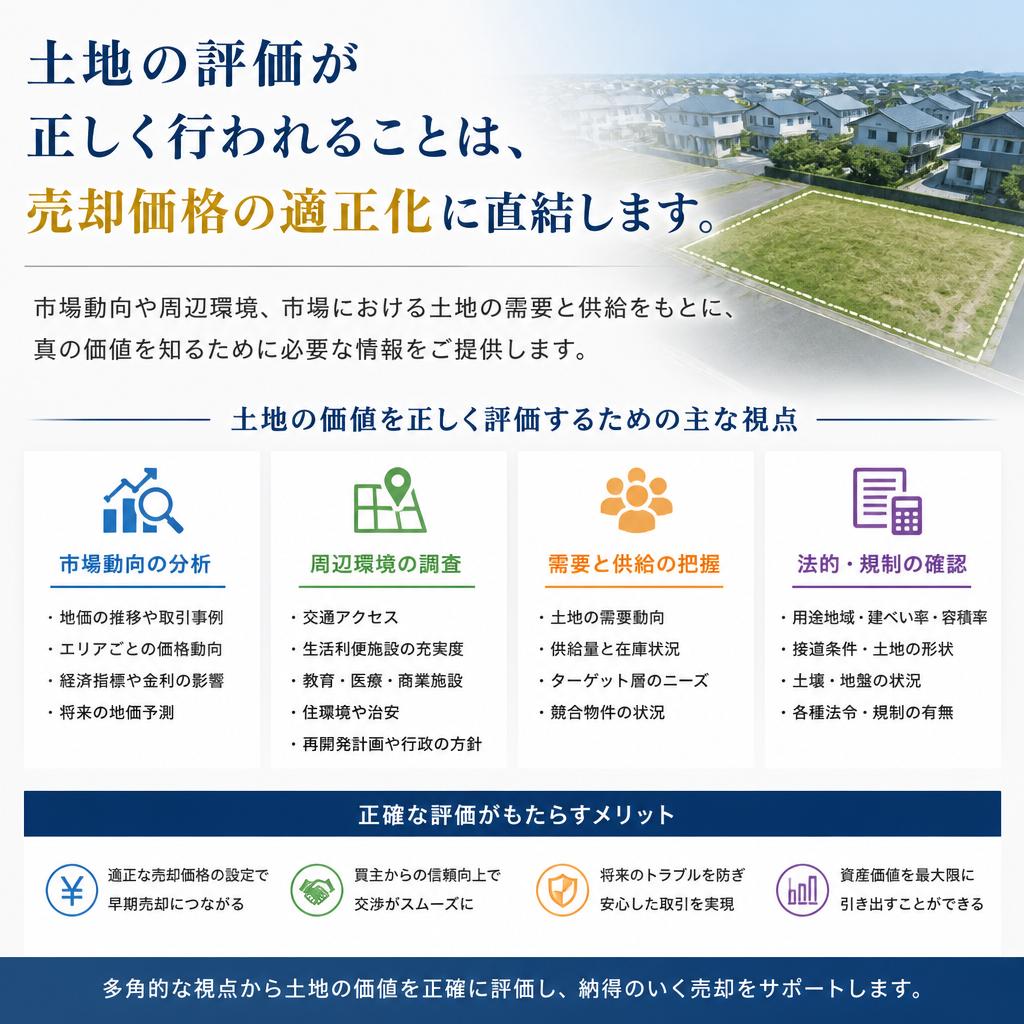 土地の評価の重要性