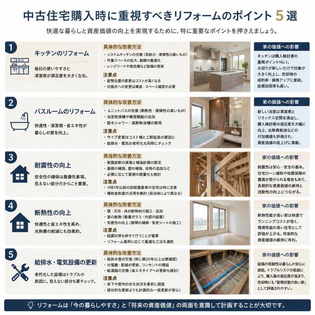 2. 重要なリフォームポイント